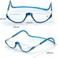 thumbnail image 5 of GJX 3 Pack Magnetic Reading Glasses for Men & Women - Adjustable Temple Computer Readers with Neck Strap, 5 of 7