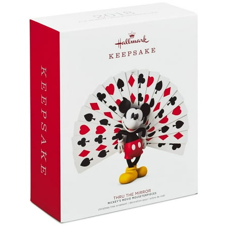 Yobs Christmas Hallmark Keepsake 2018 Mickey's Movie Mouseterpieces Thru the Mirror Ornament ()