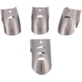 thumbnail image 1 of Stainless Steel Finger Guard, 4 Pcs/Set Finger Protector for Cutting Food, Stainless Steel Safe Slice Finger Guard Cooking Tool, Finger Guards for Safe to Slice Vegetables Fruit, 1 of 8