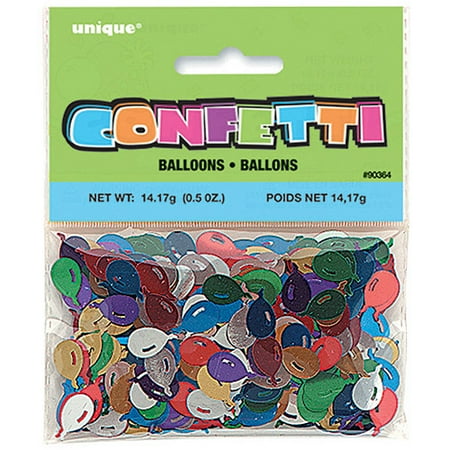 Unique Industries Assorted Colors Party Confetti
