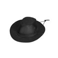 thumbnail image 3 of Spencer Mens Womens Sun Hat, Boonie Hat Fishing Hiking Safari Beach, Mesh Breathable Wide Brim Bucket Hat, Black, 3 of 8