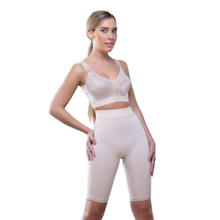

Amie Mid Thigh High Waist Open Bottom Enhancer by Vedette 911-Nude-XL