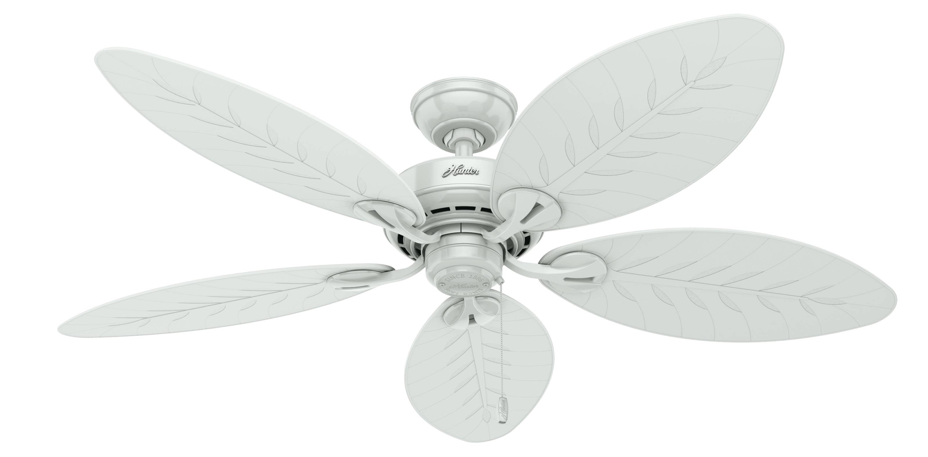 Hunter Fan 54 inch Tropical Provencal Gold Outdoor Ceiling Fan 