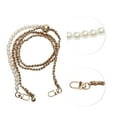 thumbnail image 3 of Unique Bargains 1 Pc Adjustable Handbag Strap for Travelling Light Glod Tone Coffee Color ABS Alloy PU, 3 of 5