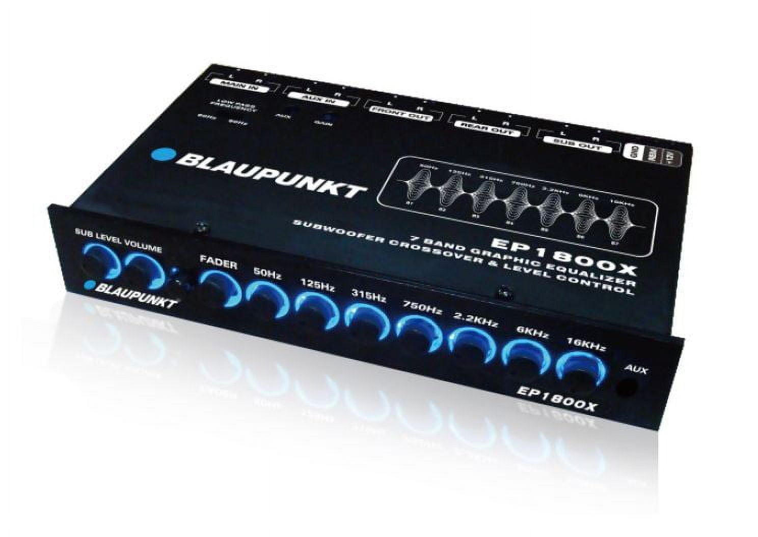 SoundStorm SSL S4EQ Equalizzatore 4 Bande | Pre-amp Crossover Per Auto Con Uscite RCA E Luci Dual Color - 2