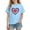 Blue 28, variant on BLVB Toddler Boys Girls Valentine's Day Shirts Cute Hearts Graphic T-Shirt Kids Short Sleeve Tees Tops 3-10 Years