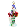 thumbnail image 2 of Christopher Radko Company 5.75In Snow Of Support, Glass, Ornament Snowman Mailbox 205520, 2 of 3