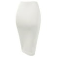 thumbnail image 2 of Thanth Womens Waist Band Streychy Solid Pencil Skirt(Plus Size Available), 2 of 4