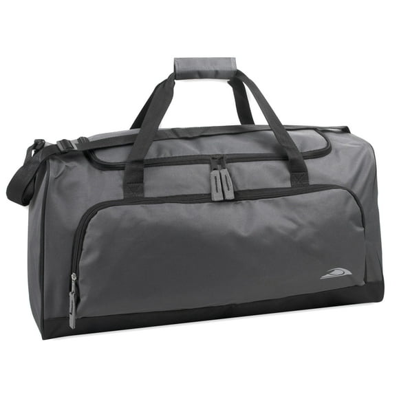 Bolsa de lona ligera Trailmaker de 55 litros, 24 pulgadas, gris