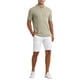 thumbnail image 2 of CAMISA POLO DE HOMBRE INSPIRE CHIC, TEXTURA DE PUNTO, CUELLO PUNTO, MANGA CORTA, TAMAÑO M, GRIS CAQUI, 2 of 6
