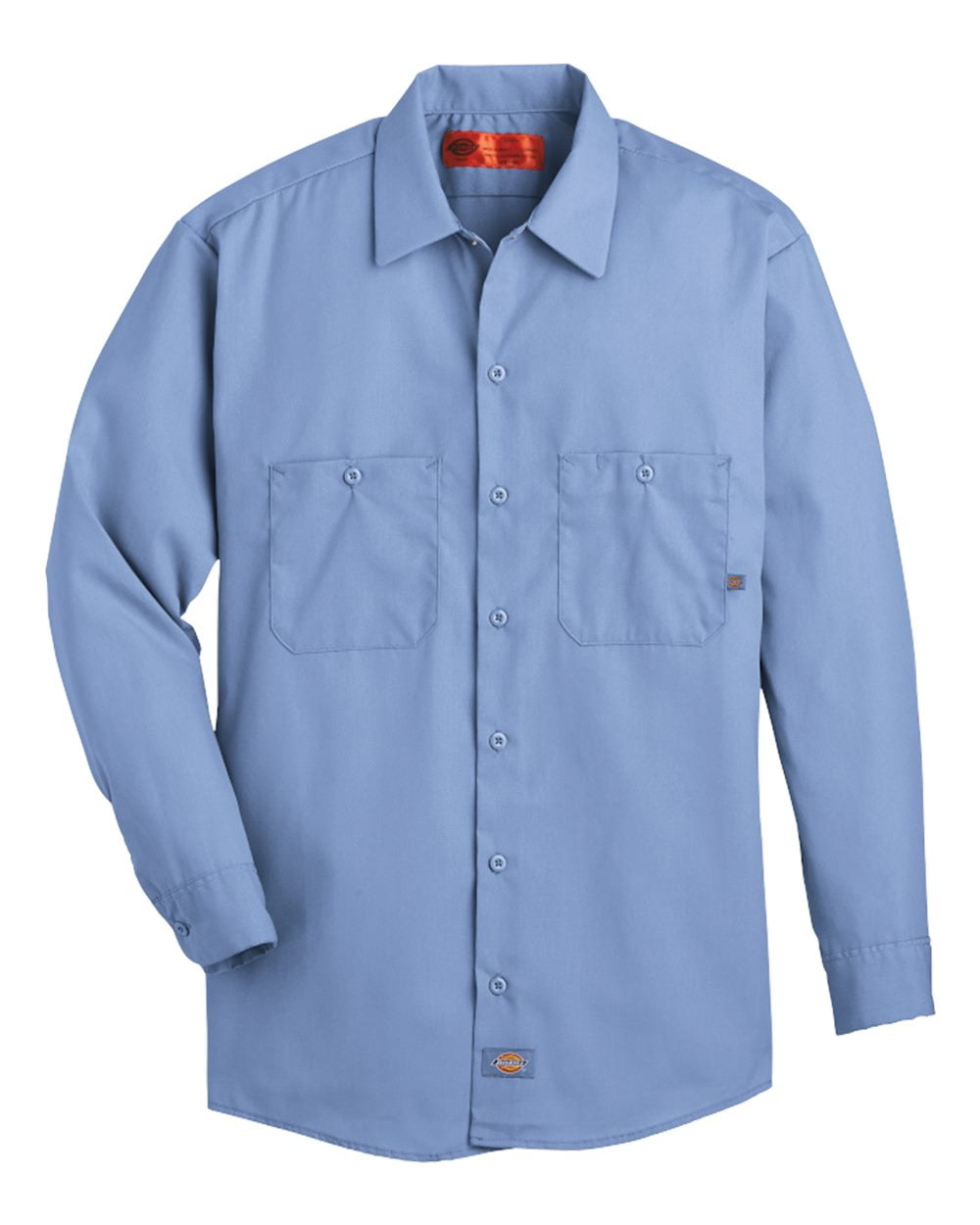 Dickies L535 Industrial Long Sleeve Work Shirt Light Blue 3XL