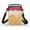 Ice Cream Cone, variant on HELLHERO Leakproof Crossbody Small Crossbody Bags Adult Cherry Cat Polyester Casual Use 4.33x1.97x7.09 Adjustable Strap