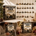 thumbnail image 6 of Construction Vehicles Fleet Advent Calendar 2026, 24 Days 2D Flat Acrylic Construction Vehicle Ornaments, Christmas Countdown Gift Box for Xmas Tree Decoration, Christmas Stocking Stuffers, 6 of 7