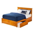 thumbnail image 1 of Atlantic Furniture Nantucket Queen Storage Platform Bed in Caramel, 1 of 10