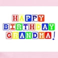 thumbnail image 2 of CafePress - Happy Birthday Grandma Infant Bodysuit - Baby Light Bodysuit, Size Newborn - 24 Months, 2 of 4