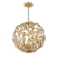 thumbnail image 4 of MSL-316-GA Crystorama Lighting Marselle - 6 Light Pendant-23 Inch Tall and 22 Inch Wide-Antique Gold Finish, 4 of 8