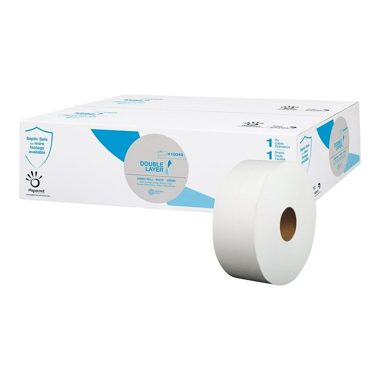Heavenly Choice 1-Ply Jumbo Bathroom Tissue, Septic Safe, White, 3.4 Heavenly Choice 1-Ply Jumbo Bathroom Tissue, Septic Safe, White, 3.4