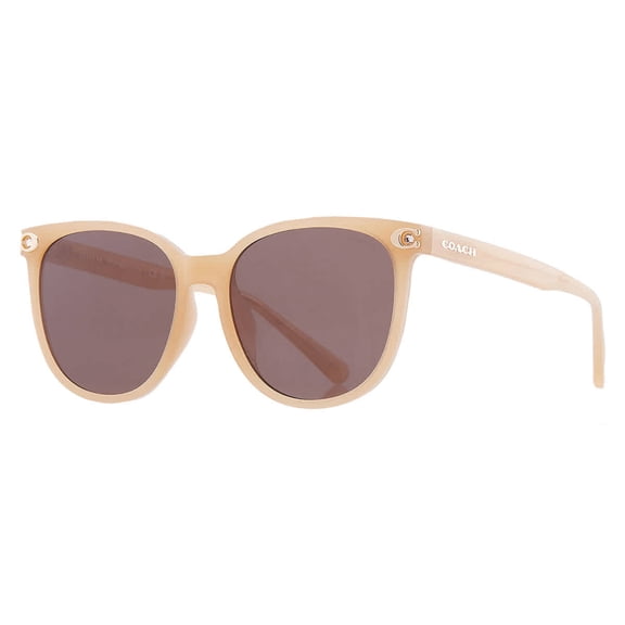 Coach Brown Cat Eye Ladies Sunglasses HC8414BD 585473 57