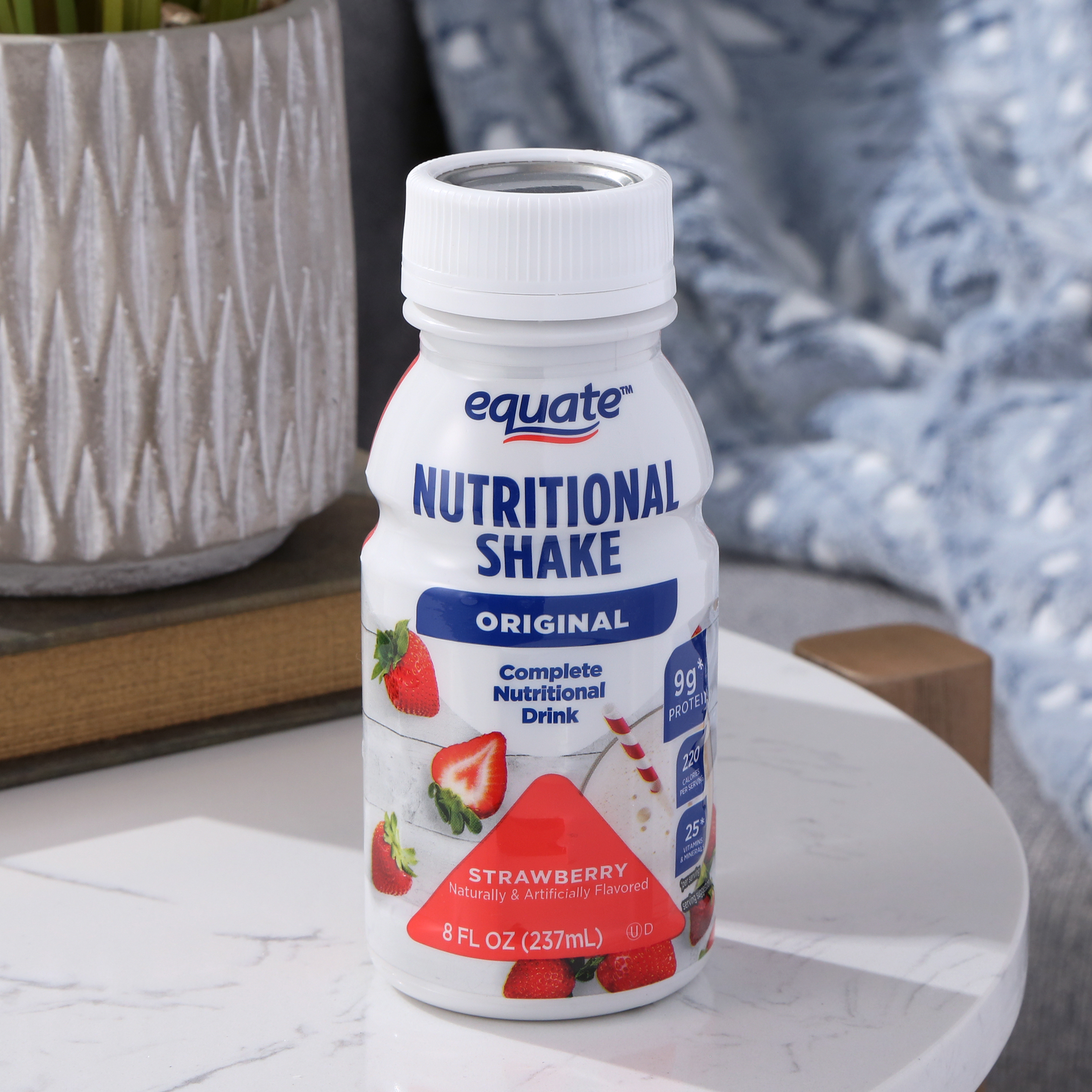 Batido Nutricional de Fresa, 8 fl oz, 6 unidades 2