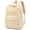 Check Beige and White, variant on DAKIMOE School Backpack for Kids Teens Girls Cute Girlish Middle High School Bookbag Large Capacity Lightweight Daypack for College Students Beige Strawberry