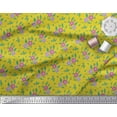 thumbnail image 2 of Soimoi Gray Poly Georgette Fabric Diamond Geometric Printed Craft Fabric by the Yard 42 Inch Wide, 2 of 3