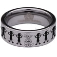 thumbnail image 2 of Elf Tungsten Carbide Ring, 2 of 9