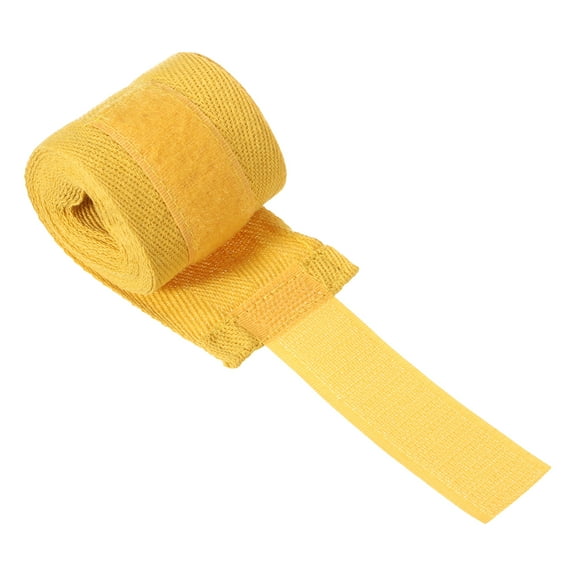 Uxcell Boxing Hand Wraps, 98 Inch Elastic Boxing Wraps Cotton Fist Mitts Wrist Straps Protection, Yellow