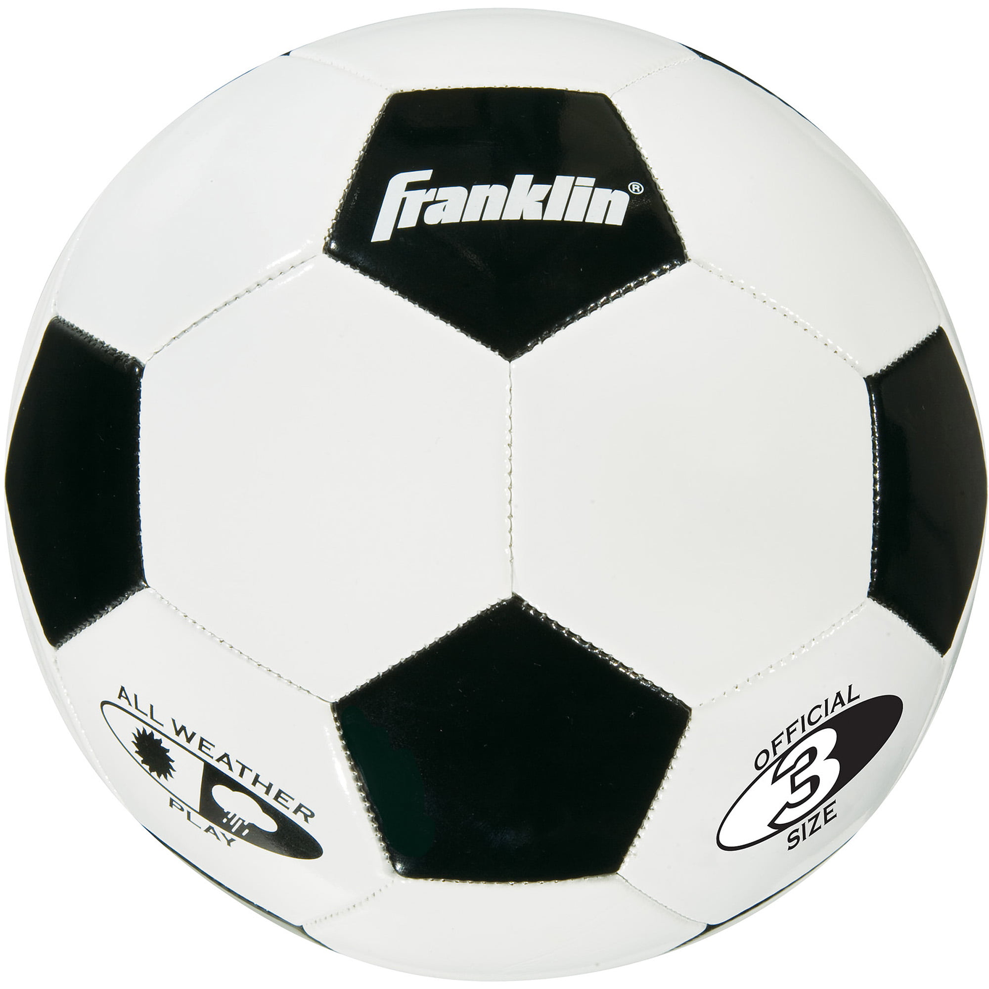 Franklin Soccer Ball Size 4 Competition F-100 Sports  All Weather Deflated 
