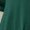 Dark Green, variant on Dark Green Womens Solid Crew Neck Long Sleeve Pleat-Front Modest Maxi Dress