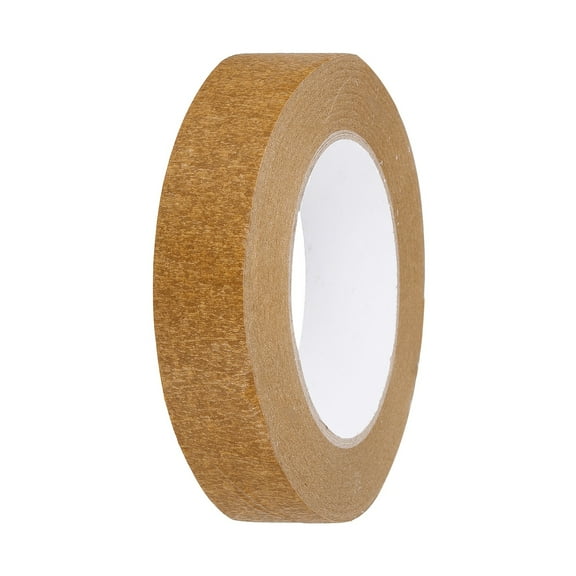 1" x 54.5 Yard Colorful Masking Tape Crepe Paper Masking Tape, Brown