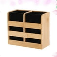 thumbnail image 2 of Eco-Friendly Bamboo Utensil Holder Divider Chopsticks Organizer for Kitchen Spatula Tongs Cutlery Fork Spoon(A Style), 2 of 8