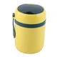 thumbnail image 4 of Recipientes térmicos para sopa de 500 ml, doble aislamiento, antiescaldaduras, calentables, con cuchara plegable para oficina y escuela (amarillo y azul), 4 of 14