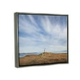 thumbnail image 4 of Stupell Industries Nautical Lighthouse Beacon Landscape Photography Gray Floater Framed Canvas Art Print Wall Art, 21 x 17, 4 of 10