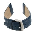 thumbnail image 2 of Hadley-Roma Men's MSM898RF-220 22mm Blue Alligator Grain Leather WatchStrap, 2 of 4