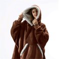 thumbnail image 1 of Blanket Sweatshirt Oversized Hoodie Wearable Blanket Soft Warm Comfortable Giant Front Pocket, 1 of 1