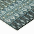 thumbnail image 4 of Bravado Indoor/Outdoor Blue Ikat 8' Round Non-Skid Area Rug, 4 of 8