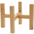 thumbnail image 2 of WRISTBIQUE Flowerpot Rack Wooden Potted Plants Rack Wood Color 1Pcs, 2 of 10