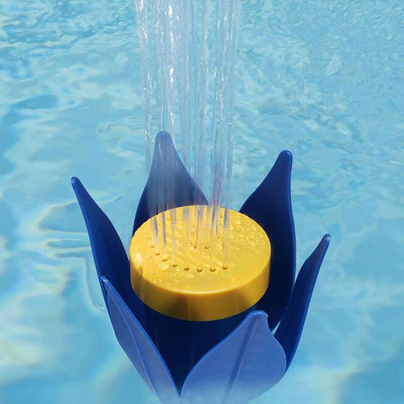 (Clearance) pdqouc Pool Fountain for Above and In-Ground Pools, Adjustable Spray Waterfall Sprinkler Cooler for Pool, Swimming Pool Spa Water Fountain, High-Pressure Pool Spray Fountain