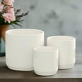 thumbnail image 4 of Nelly Diamond Pattern Ceramic Pot (Set of 3), 4 of 11
