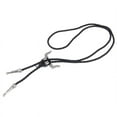 thumbnail image 4 of POINTERTECK Western Texas Buffalo Steer Cow Skull Leather Rodeo Bolo Tie for Men  Antique, 4 of 5