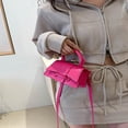 thumbnail image 4 of LNGOOR Mini Square Bag Lovely Style Hourglass Shape Fashionable Versatile Cosmetic Bag Key Chain Coin Purse Candy Colored Girls Shoulder Crossbody Bag Trendy, 4 of 7