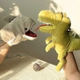 thumbnail image 3 of Plush Dinosaur Hand Puppet T-Rex with Open Movable Mouth for, 3 of 5