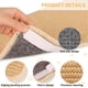 thumbnail image 3 of 2 Alfombrillas para rascar Gatos de Pared, 60 x 40 cm, de sisal Natural Grande, para Gatos, Autoadhesivas, para Gatos, para sofá, alfombras, Muebles y Puertas, protección contra arañazos (marrón), 3 of 7