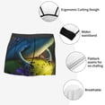 thumbnail image 3 of Pofeuu Cute Blue Frog Print Men’s Boxer Briefs, Moisture-Wicking Underwear, Regular,Trunk-XX-Large, 3 of 5