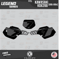 thumbnail image 2 of Kalair GFX Graphics Kit for Kawasaki KDX200 (1991-1994) Legend Series, 2 of 5