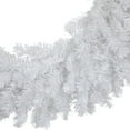 thumbnail image 4 of Northlight 24" Unlit White Canadian Pine Artificial Christmas Wreath, 4 of 8