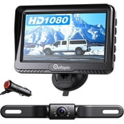 eRapta Backup Camera with Monitor 4.3 inch License Plate Wired Back up Camera for Car or Truck Pickup SUV Rear View Camera Backing Reverse Camera IP69 Waterproof Nice Night Vision ERT01
