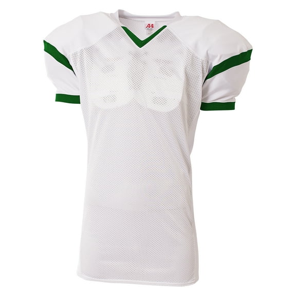A4 Rollout Football Jersey For Teen Male in White/Forest | NB4265