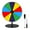 Round base-10 grids, variant on Tabletop Prize Turntable Fortunes Wheel Spinnings Game Draws Roulette Wheel Erasable Reusable Fortunes Wheel