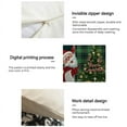 thumbnail image 5 of Yidarton Christmas Home Pillow Case Red Checkered Christmas Cushion Cover Santa Claus Printed Pillowcase, 5 of 7
